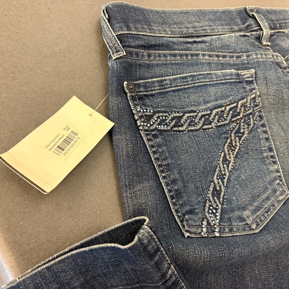 NWT  7 For All Mankind Dojo Flared Jean 31/33 - Picture 8 of 13